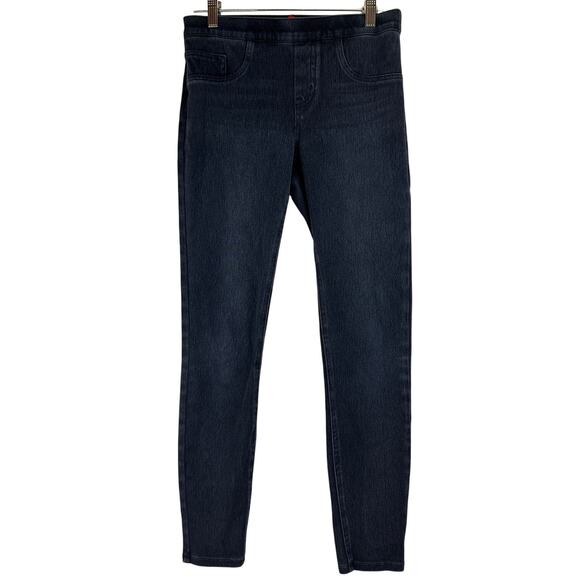 Spanx Blue Pull On Jeggings Jean Denim Leggings Size Small - Picture 1 of 7